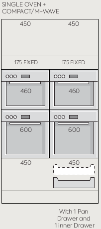Tall Single Oven and Micro Combinations